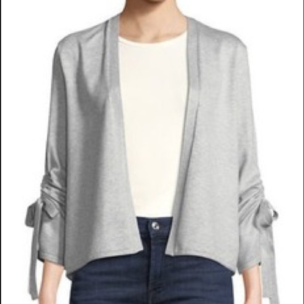 NEW Neiman Marcus Open Cardigan Bow sleeve plus 1X